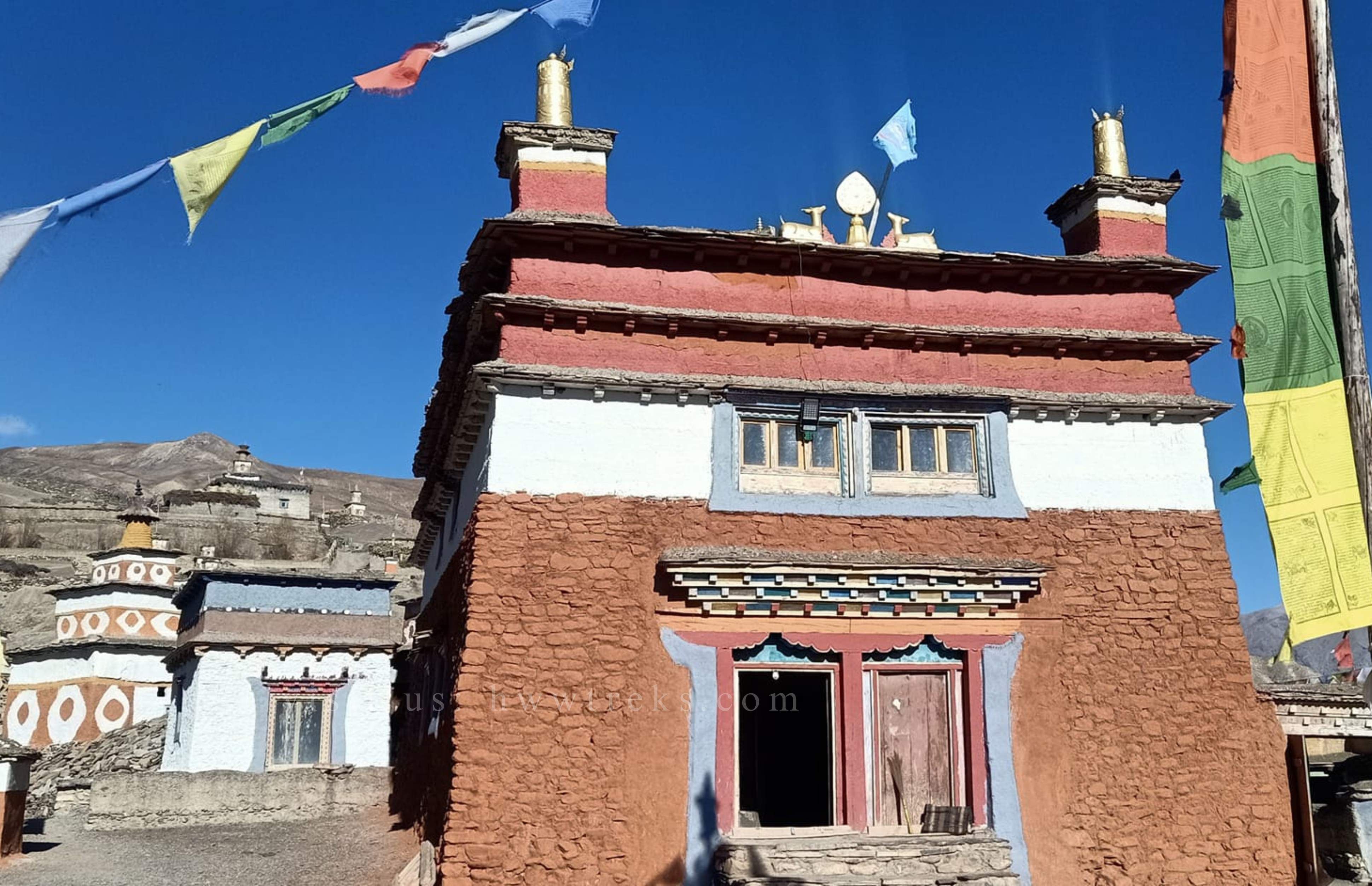 Saldang Monastery view