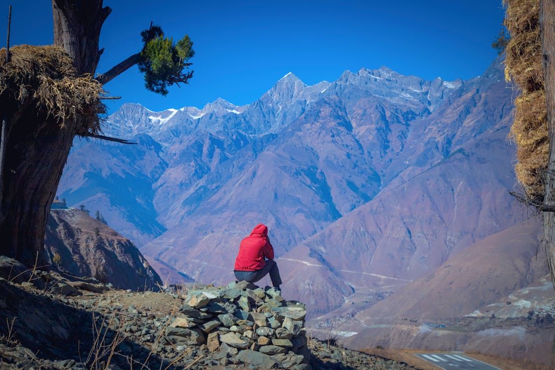 Scenic view of Juphal with surrounding landscape