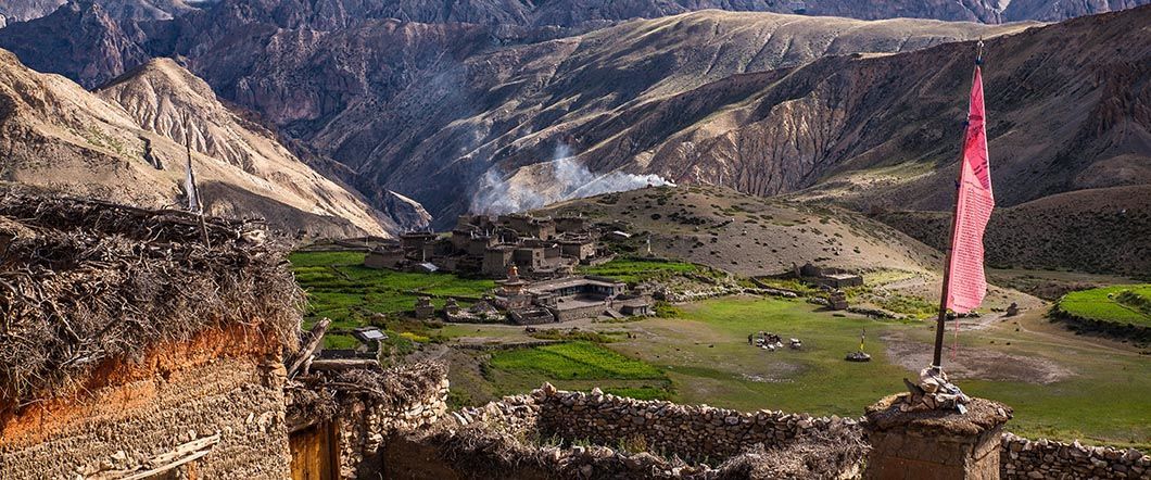 Scenic view of Khoma with surrounding landscape