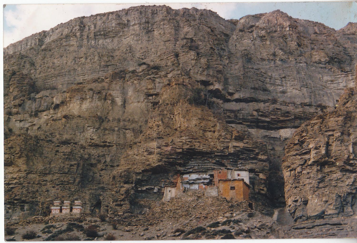 Scenic view of Namgung Gumba with surrounding landscape