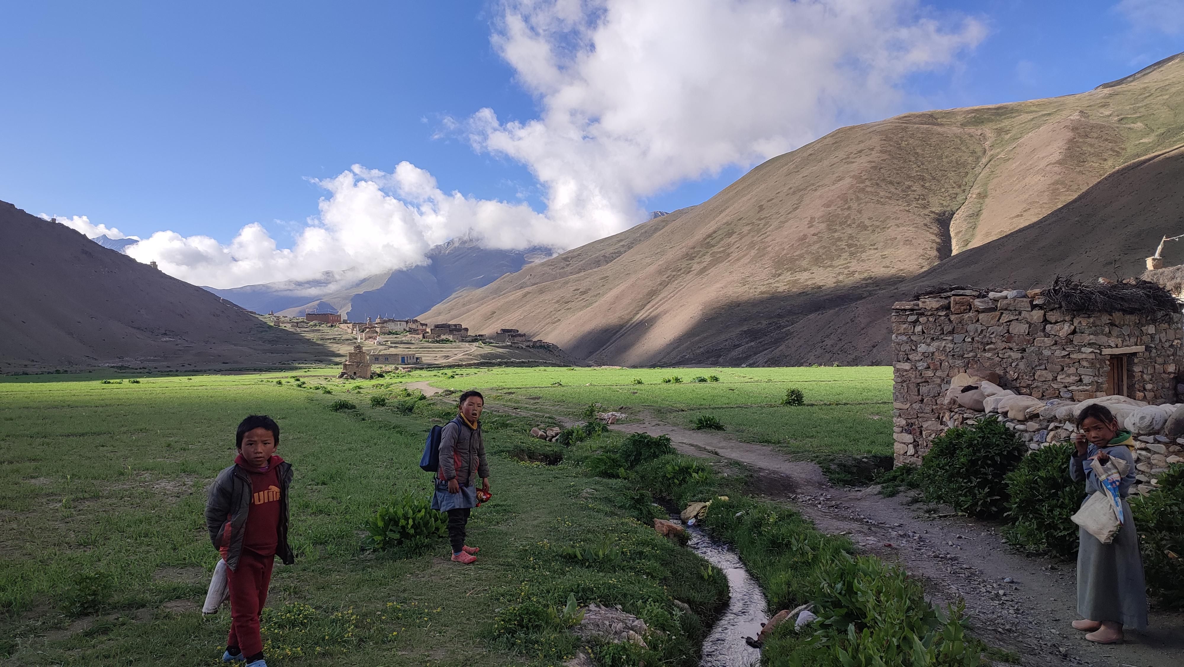 Traditional stone houses in Dho Tarap