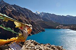 Ringmo village and Phoksundo Lake